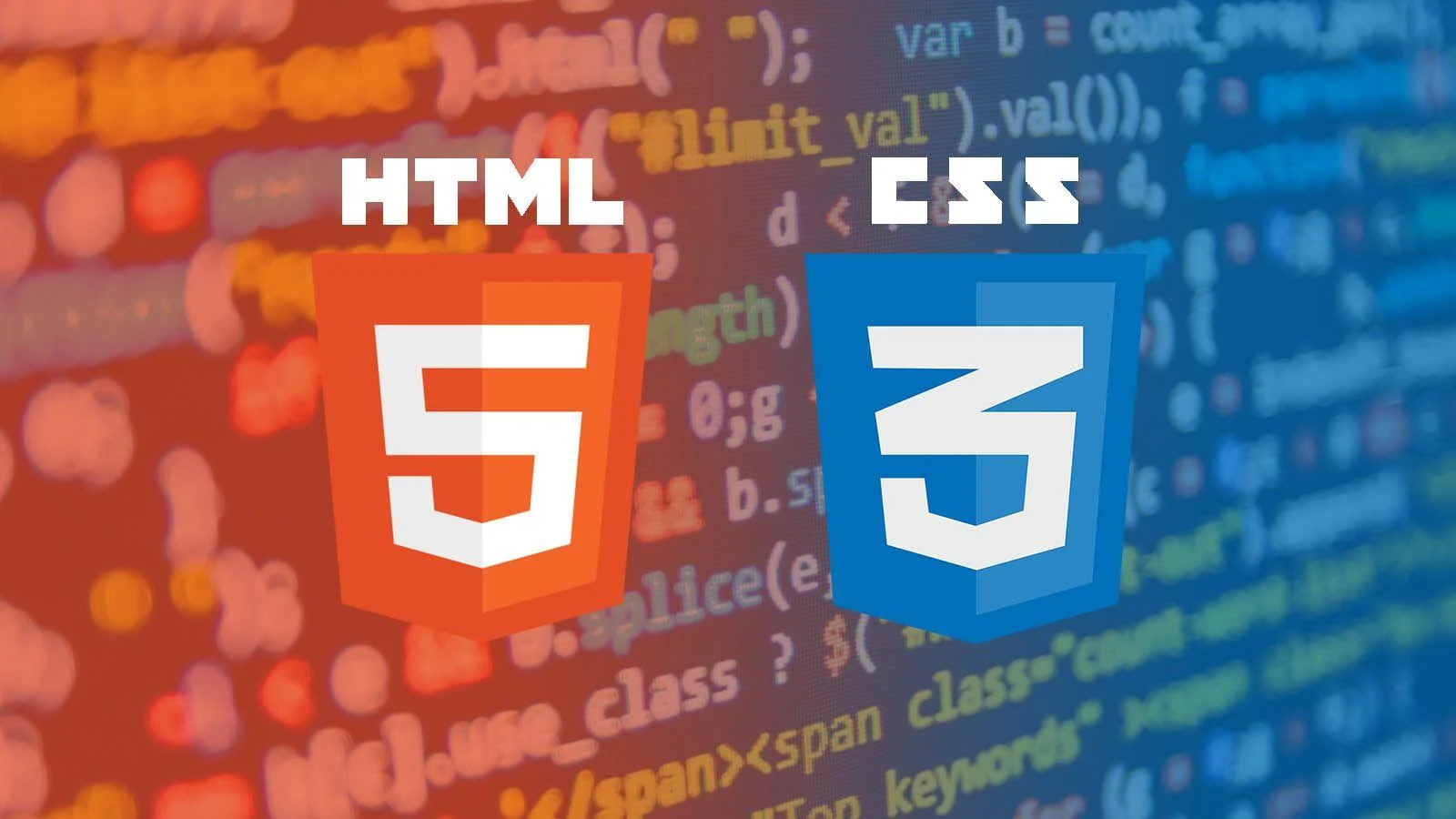 HTML5 en CSS3 logo's die de vaardigheid in webontwikkeling symboliseren